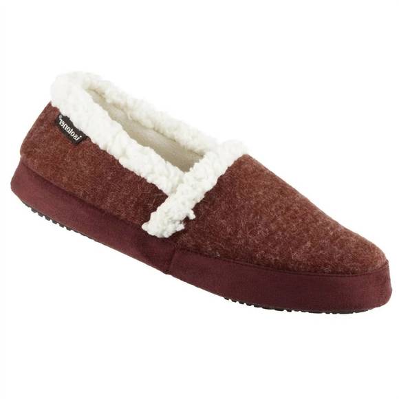 NEW ISOTONER women’s microsuede marisol closed back slipper in chili - Picture 1 of 3